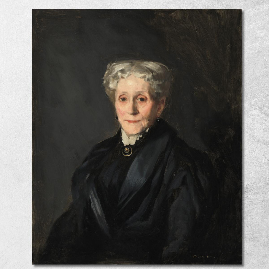 Elizabeth Virginia Lanning Bradner Smith La Signora George Cotton Smith Robert Henri rhn19 quadro stampato su tela Elizabeth Virginia Lanning Bradner Smith La Signora George Cotton Smith Robert Henri rhn19 quadro stampato su tela