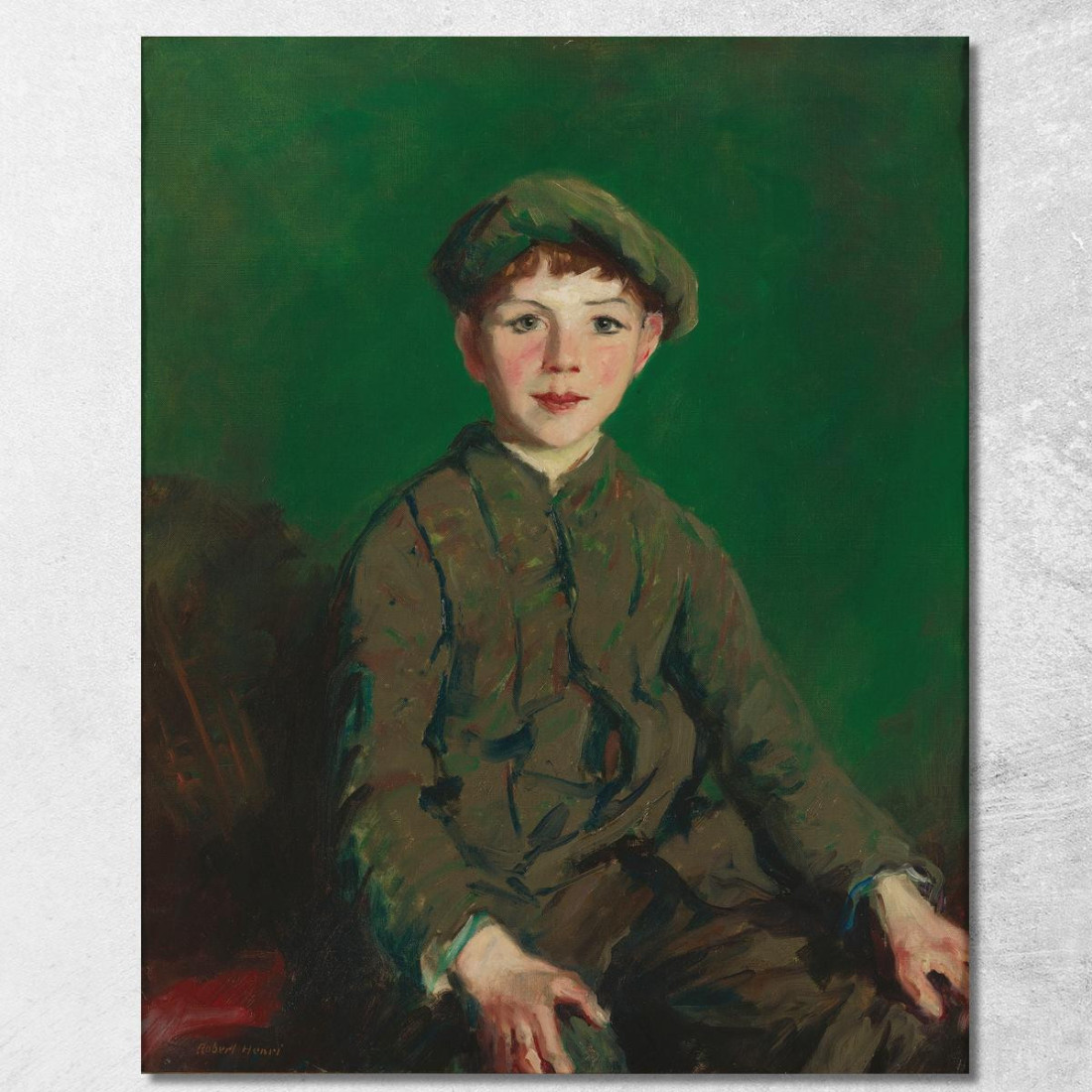 Ragazzo Irlandese Robert Henri rhn31 quadro stampato su tela Ragazzo Irlandese Robert Henri rhn31 quadro stampato su tela