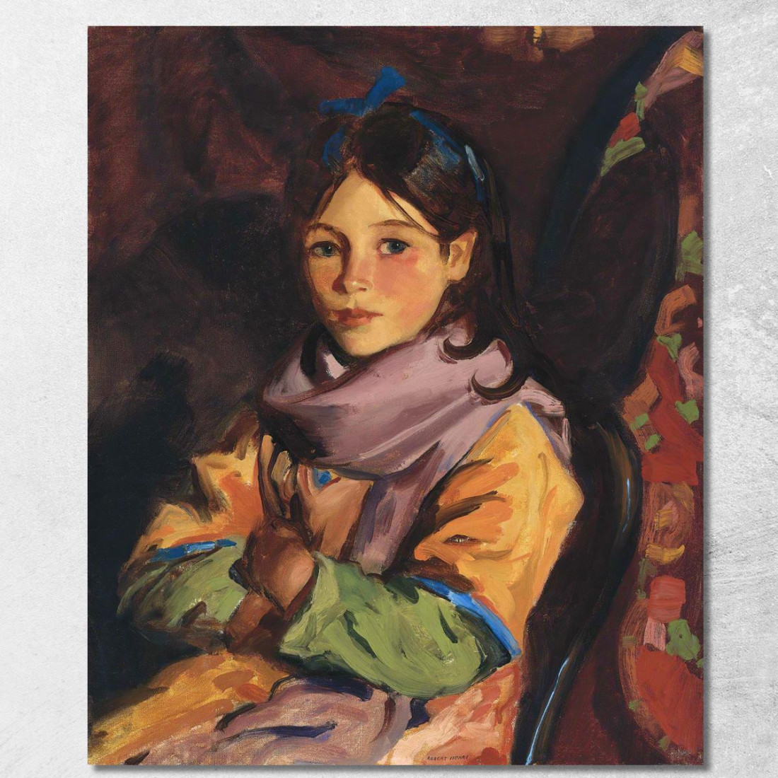 Maria Agnese Robert Henri rhn40 quadro stampato su tela Maria Agnese Robert Henri rhn40 quadro stampato su tela