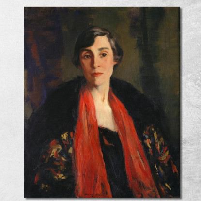 Maria Fanton Roberts Robert Henri rhn43 quadro stampato su tela