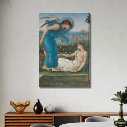 Amore E Psiche Sir Edward Coley Burne-Jones ecb9 quadro stampato su tela