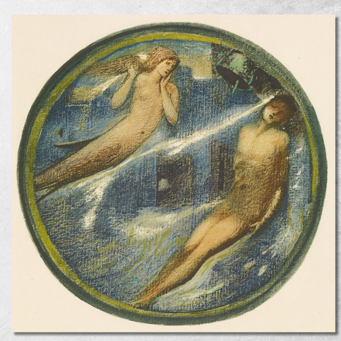 Tomba Del Mare Sir Edward Coley Burne-Jones ecb24 quadro stampato su tela