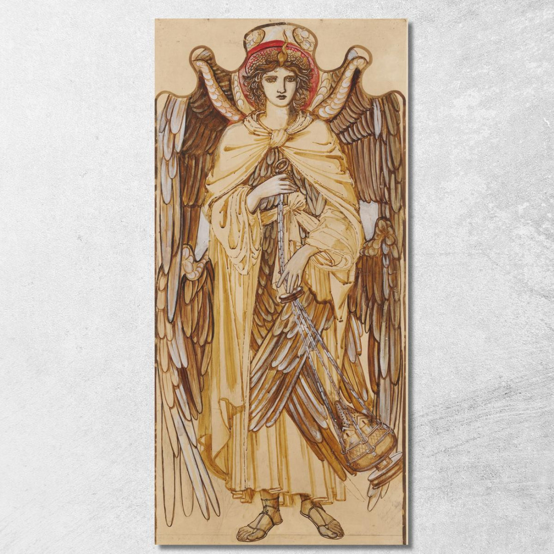 Gli Angeli Della Gerarchia Serafini Sir Edward Coley Burne-Jones ecb70 quadro stampato su tela Gli Angeli Della Gerarchia Serafini Sir Edward Coley Burne-Jones ecb70 quadro stampato su tela