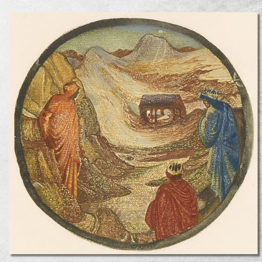 La Gioia Del Viaggiatore Sir Edward Coley Burne-Jones ecb104 quadro stampato su tela La Gioia Del Viaggiatore Sir Edward Coley Burne-Jones ecb104 quadro stampato su tela
