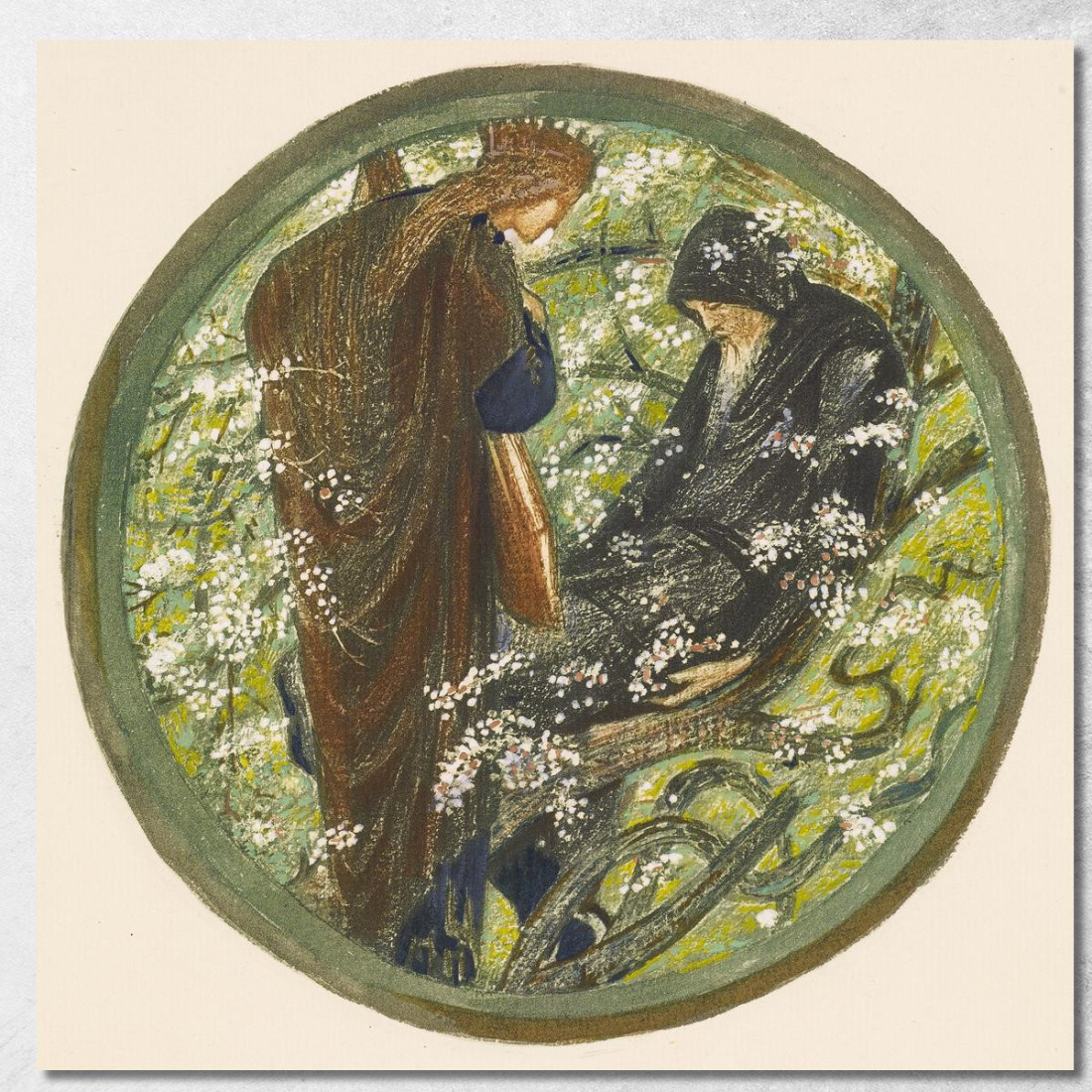 L'Albero Della Strega Sir Edward Coley Burne-Jones ecb111 quadro stampato su tela L'Albero Della Strega Sir Edward Coley Burne-Jones ecb111 quadro stampato su tela