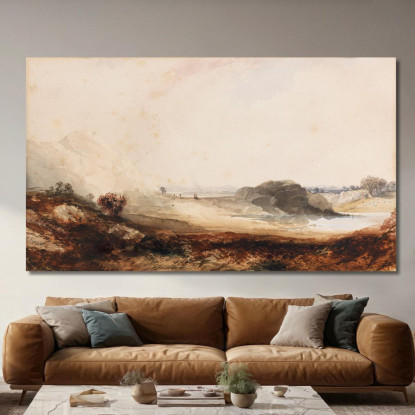 Paesaggio Alpino Thomas Moran tmr8 quadro stampato su tela