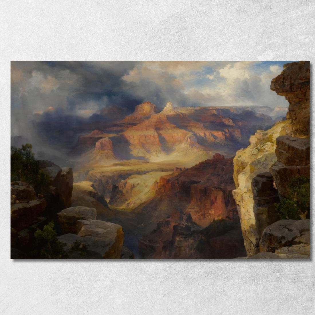 Grand Canyon Dell'Arizona Thomas Moran tmr24 quadro stampato su tela Grand Canyon Dell'Arizona Thomas Moran tmr24 quadro stampato su tela