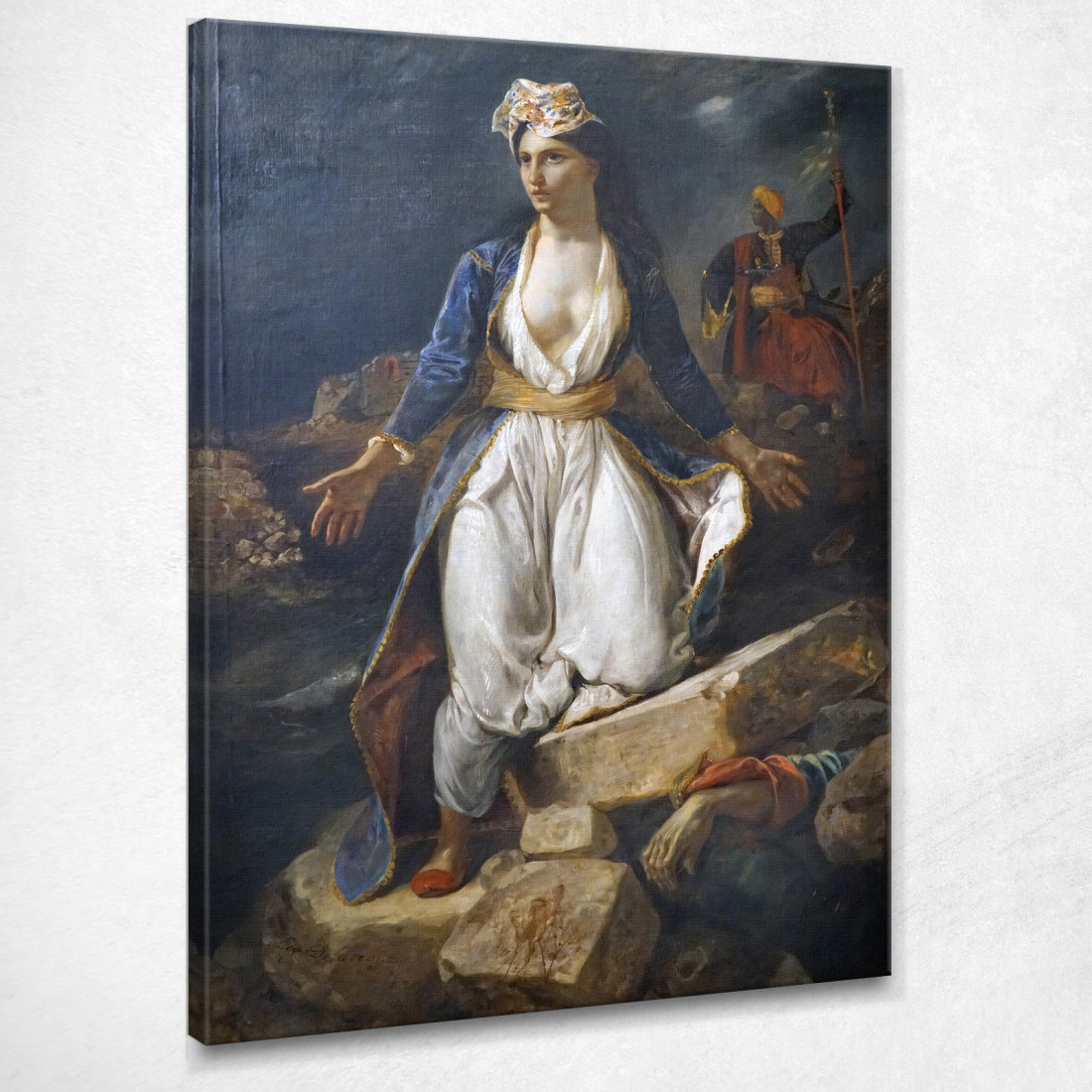 La Grecia Sulle Rovine Di Missolonghi Eugène Delacroix edx44 quadro stampato su tela La Grecia Sulle Rovine Di Missolonghi Eugène Delacroix edx44 quadro stampato su tela