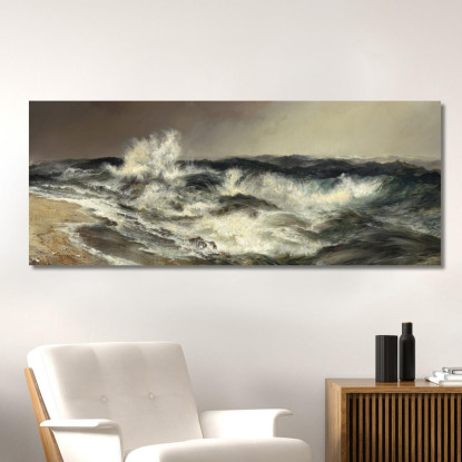 Il Mare Molto Rimbombante Thomas Moran tmr71 quadro stampato su tela