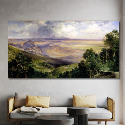 Valle Di Cuernavaca Thomas Moran tmr82 quadro stampato su tela