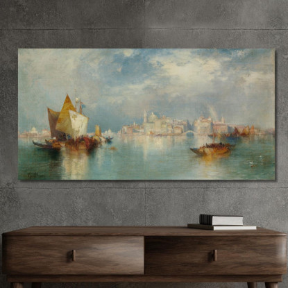 Venezia 3 Thomas Moran tmr89 quadro stampato su tela