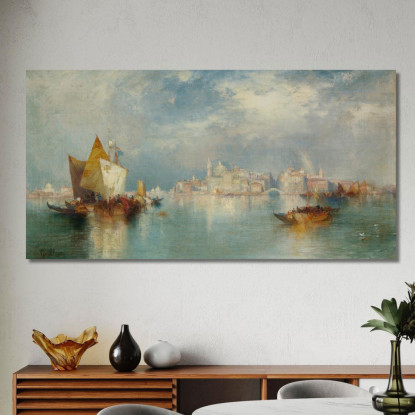 Venezia 3 Thomas Moran tmr89 quadro stampato su tela