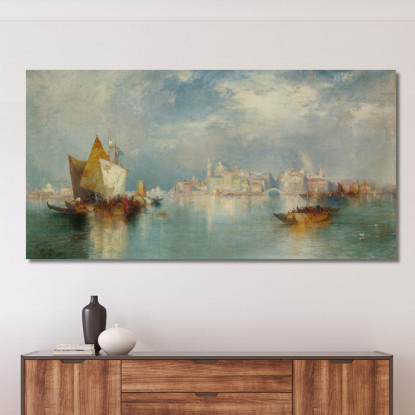 Venezia 3 Thomas Moran tmr89 quadro stampato su tela