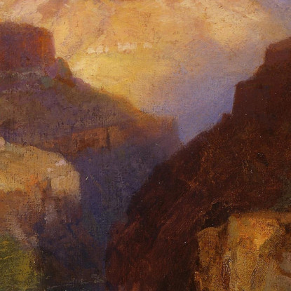 Picco Di Zoroastro Grand Canyon Arizona Thomas Moran tmr100 quadro stampato su tela