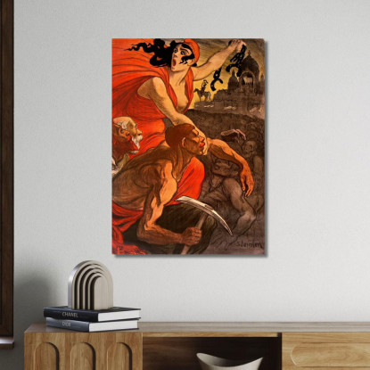 Diario Di Difesa Sociale Le Petit Sou Théophile Alexandre Steinlen tas31 quadro stampato su tela