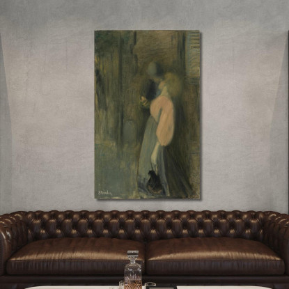 Il Bacio Théophile Alexandre Steinlen tas52 quadro stampato su tela