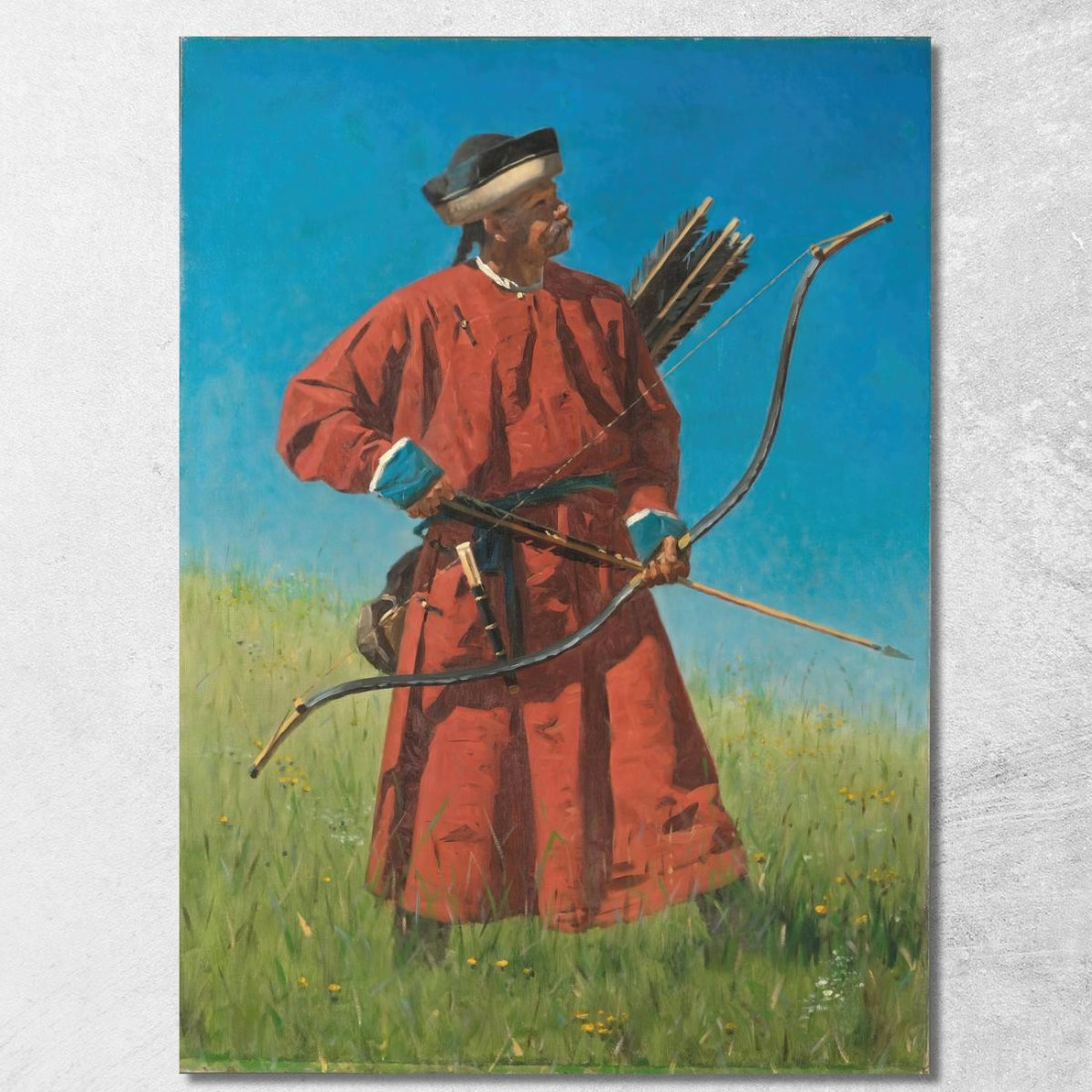 Soldato Di Bukhara Vasily Vereshchagin vvr12 quadro stampato su tela Soldato Di Bukhara Vasily Vereshchagin vvr12 quadro stampato su tela