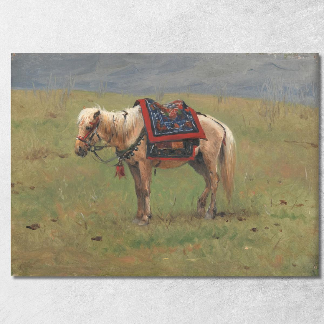 Pony Dell'Himalaya Vasily Vereshchagin vvr24 quadro stampato su tela Pony Dell'Himalaya Vasily Vereshchagin vvr24 quadro stampato su tela
