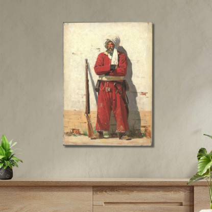 Soldato Kokand Vasily Vereshchagin vvr27 quadro stampato su tela