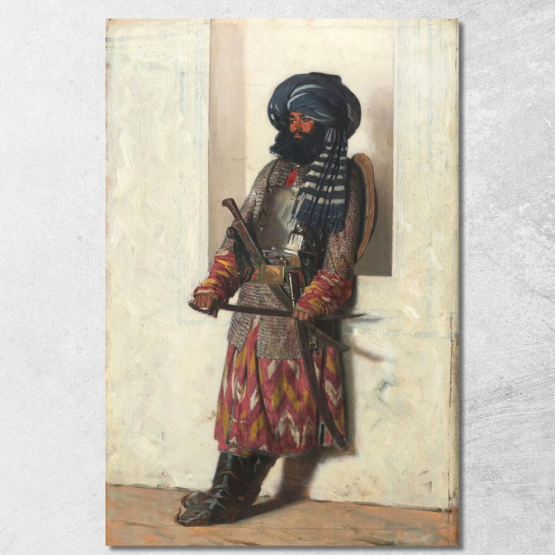 Personale Di Sicurezza Dell'Afghanistan Vasily Vereshchagin vvr47 quadro stampato su tela Personale Di Sicurezza Dell'Afghanistan Vasily Vereshchagin vvr47 quadro stampato su tela