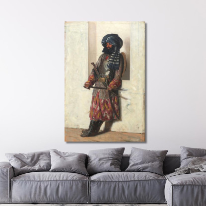 Personale Di Sicurezza Dell'Afghanistan Vasily Vereshchagin vvr47 quadro stampato su tela