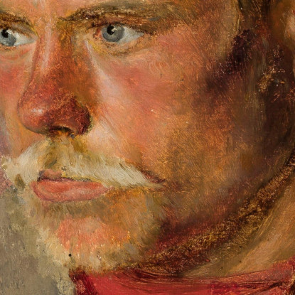 Studio Della Testa Di Un Contadino Vasily Vereshchagin vvr53 quadro stampato su tela