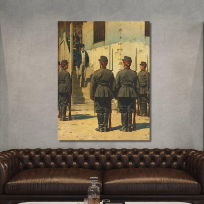 La Spia Vasily Vereshchagin vvr64 quadro stampato su tela