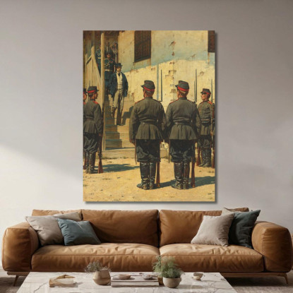 La Spia Vasily Vereshchagin vvr64 quadro stampato su tela