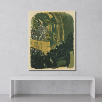 Una Galleria Al Ginnasio Édouard Vuillard evu1 quadro stampato su tela