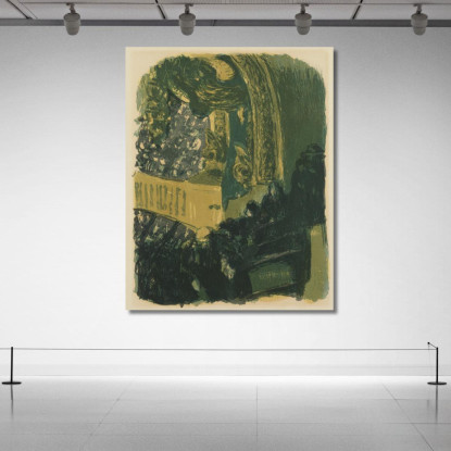 Una Galleria Al Ginnasio Édouard Vuillard evu1 quadro stampato su tela
