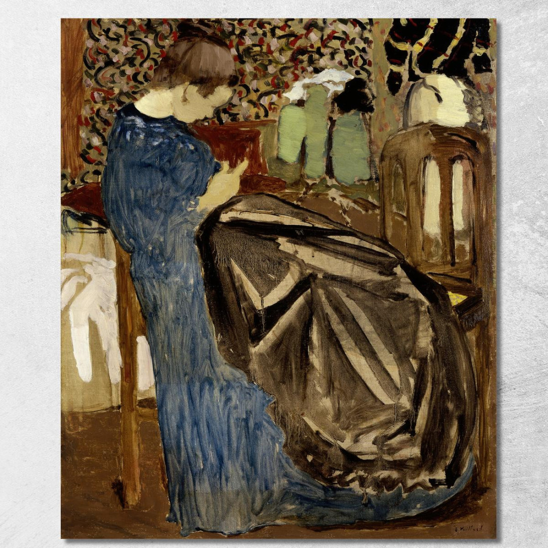 Una Sarta Édouard Vuillard evu2 quadro stampato su tela Una Sarta Édouard Vuillard evu2 quadro stampato su tela