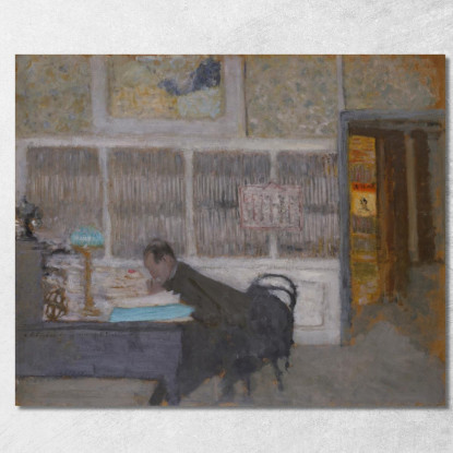 Alla Revue Blanche Ritratto Di Félix Fénéon Édouard Vuillard evu9 quadro stampato su tela