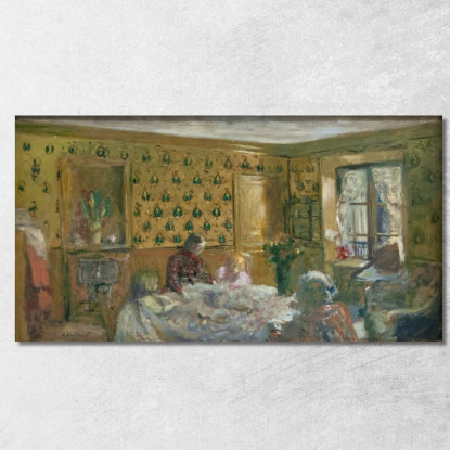 Dal Tavolo Da Lavoro Édouard Vuillard evu15 quadro stampato su tela