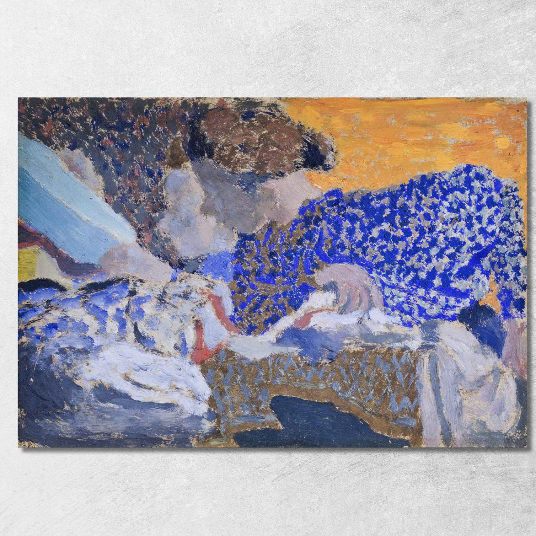 Due Sarte Nel Laboratorio Édouard Vuillard evu22 quadro stampato su tela Due Sarte Nel Laboratorio Édouard Vuillard evu22 quadro stampato su tela
