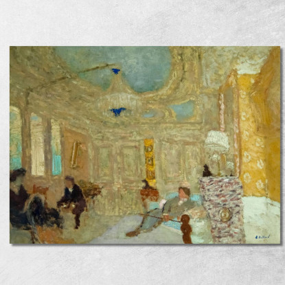 Nella Sala D'Attesa Édouard Vuillard evu32 quadro stampato su tela