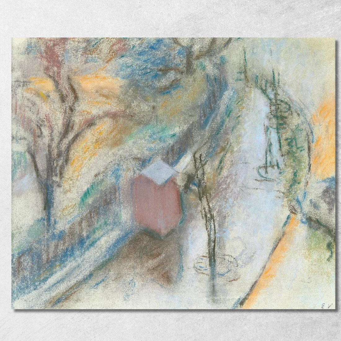La Portineria Del Cantonnier Édouard Vuillard evu52 quadro stampato su tela La Portineria Del Cantonnier Édouard Vuillard evu52 quadro stampato su tela