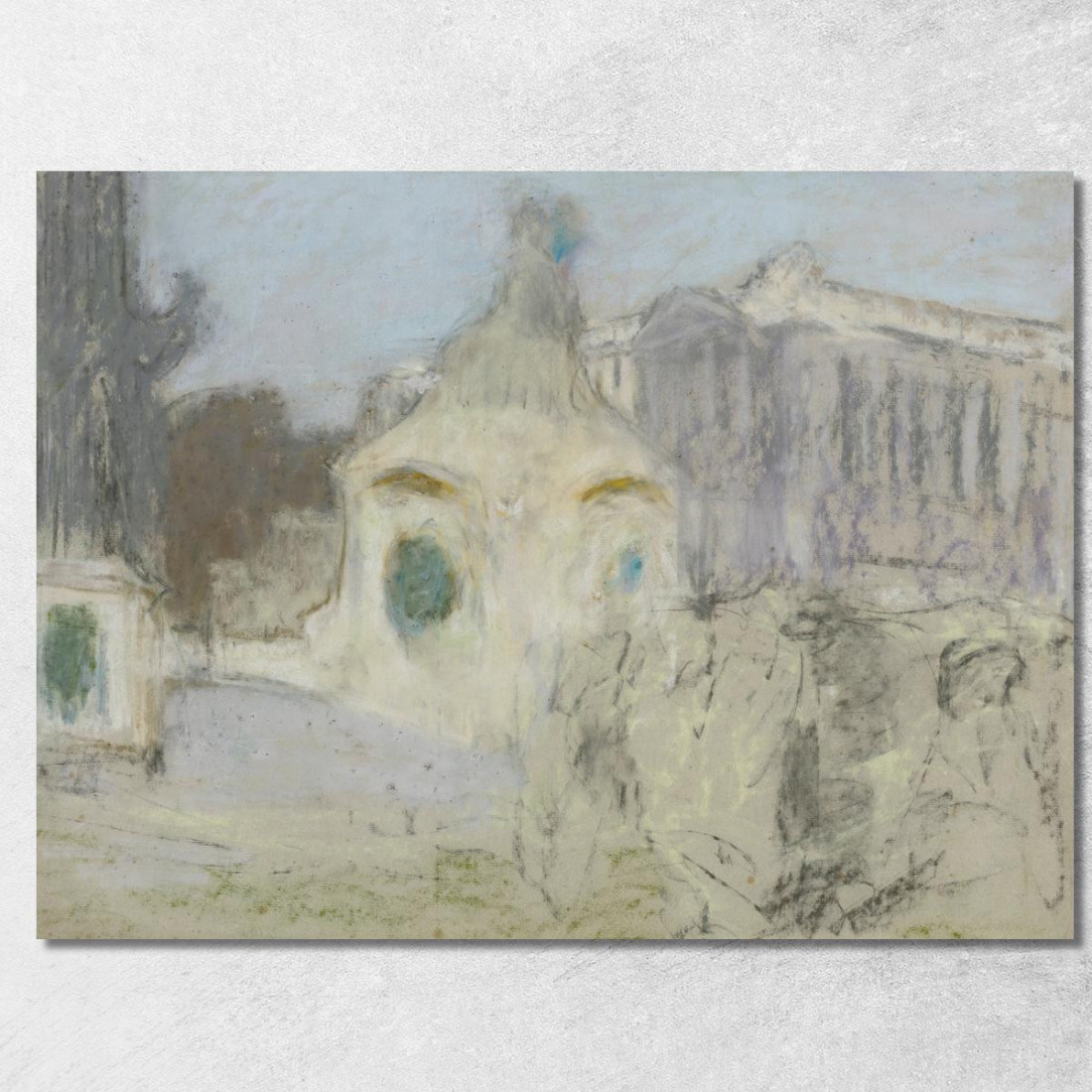 Piazza Della Concorde Édouard Vuillard evu55 quadro stampato su tela Piazza Della Concorde Édouard Vuillard evu55 quadro stampato su tela