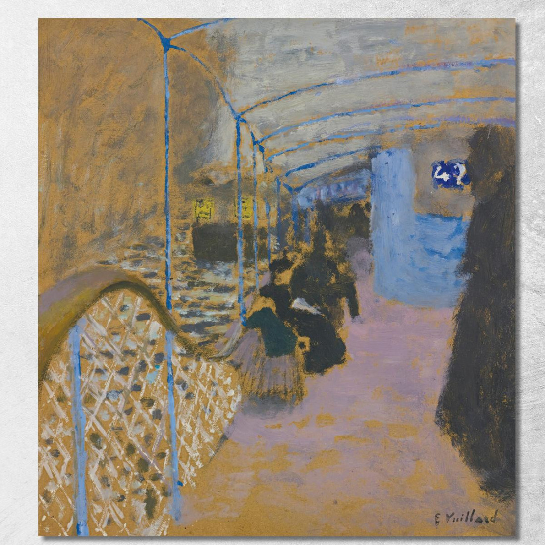 Il Bateau-Mouche Édouard Vuillard evu64 quadro stampato su tela