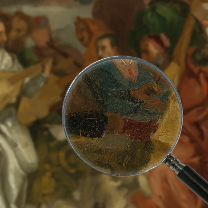 Musicisti Eugène Delacroix edx82 quadro stampato su tela