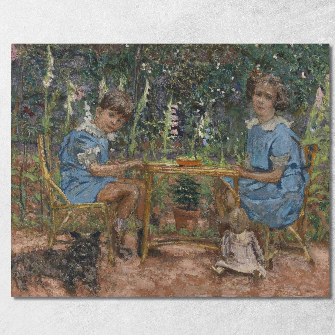 I Bambini Di Bassiano Édouard Vuillard evu83 quadro stampato su tela I Bambini Di Bassiano Édouard Vuillard evu83 quadro stampato su tela