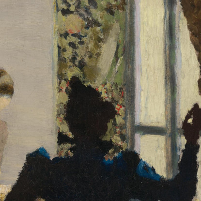 L'Aiguillee Il Filo Édouard Vuillard evu92 quadro stampato su tela