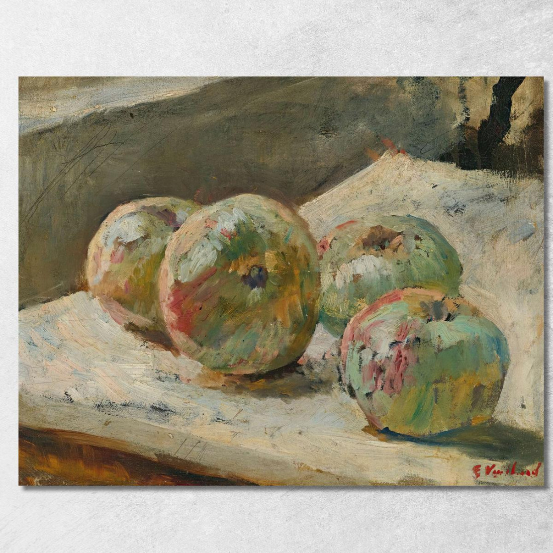 Quattro Mele Édouard Vuillard evu144 quadro stampato su tela Quattro Mele Édouard Vuillard evu144 quadro stampato su tela