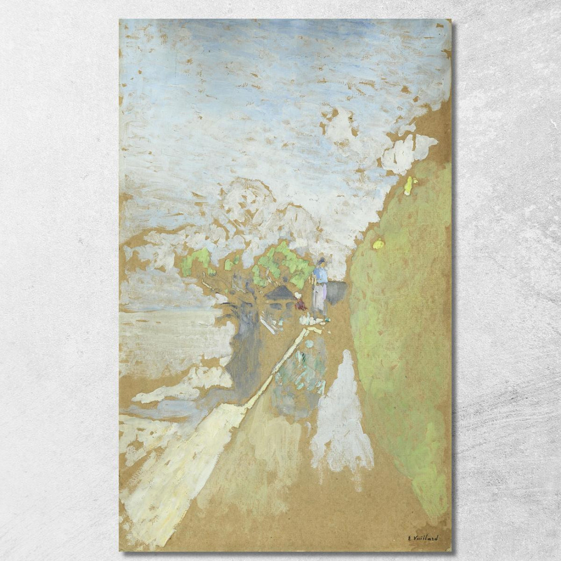 Percorso In Riva Al Mare A Vasouy Édouard Vuillard evu148 quadro stampato su tela Percorso In Riva Al Mare A Vasouy Édouard Vuillard evu148 quadro stampato su tela