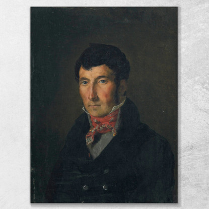 Ritratto Di Fougerat Eugène Delacroix edx91 quadro stampato su tela