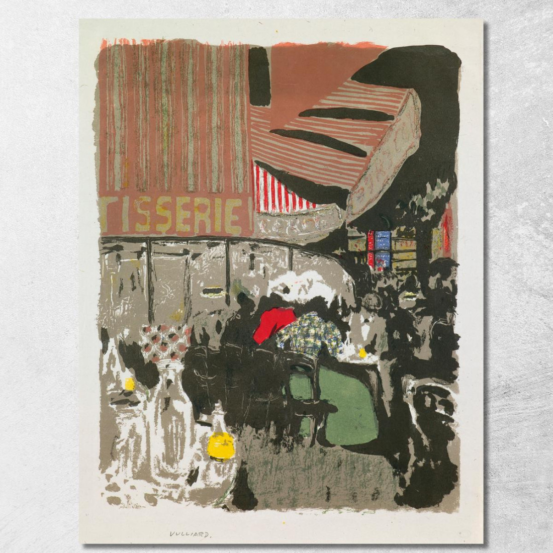 La Pasticceria Di Landscapes And Interiors Édouard Vuillard evu163 quadro stampato su tela La Pasticceria Di Landscapes And Interiors Édouard Vuillard evu163 quadro stampato su tela