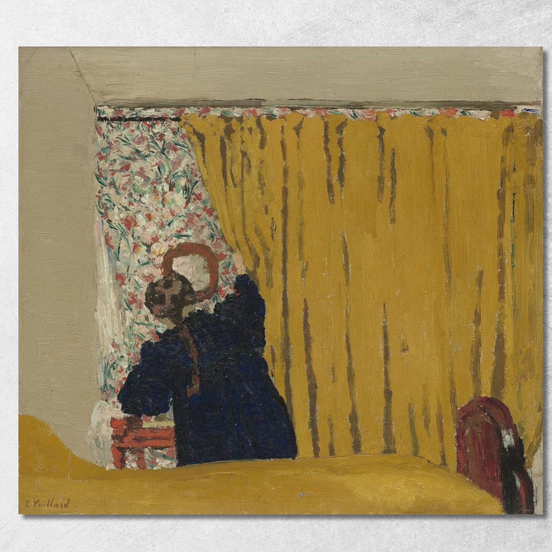 La Tenda Gialla Édouard Vuillard evu167 quadro stampato su tela La Tenda Gialla Édouard Vuillard evu167 quadro stampato su tela