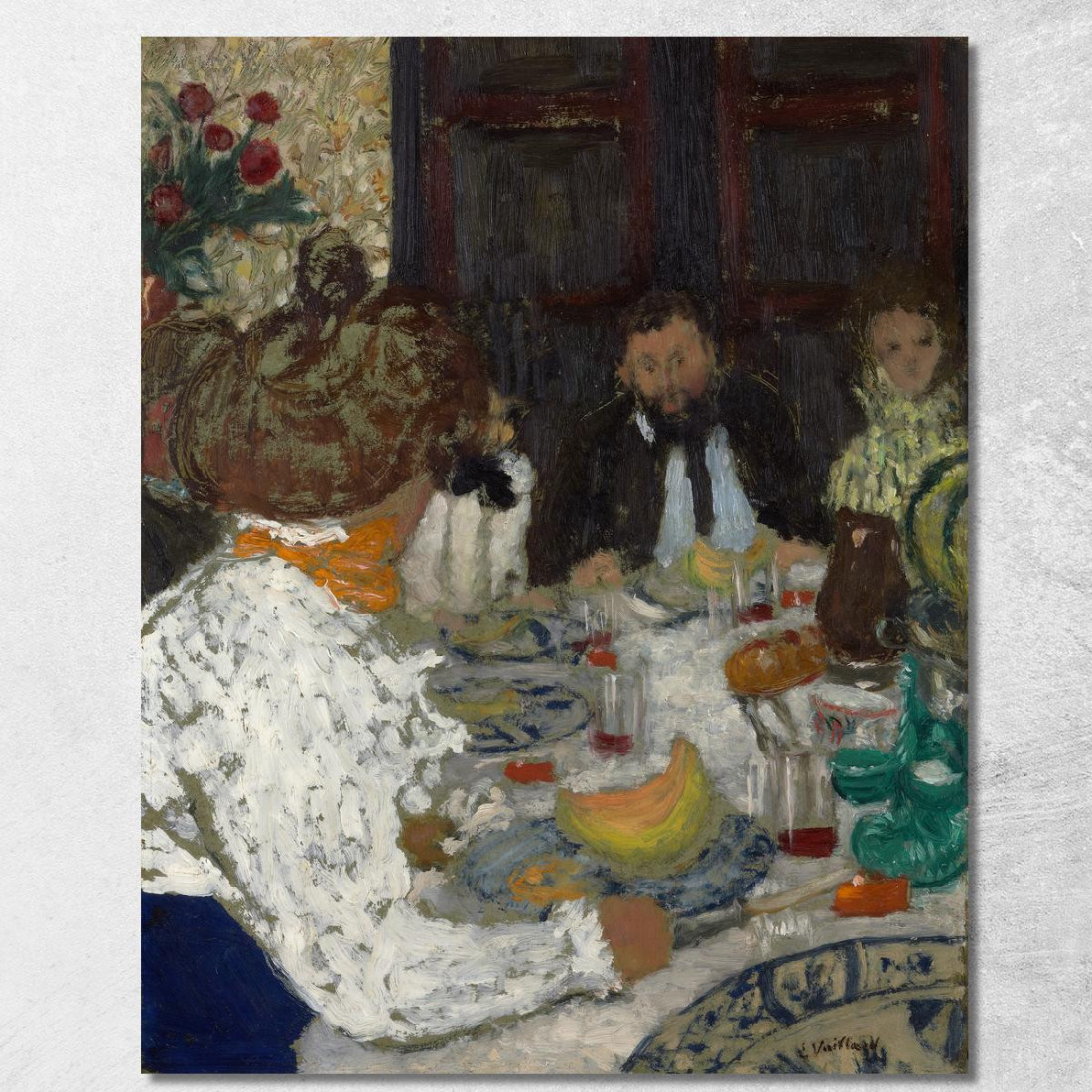 Il Pranzo Édouard Vuillard evu169 quadro stampato su tela Il Pranzo Édouard Vuillard evu169 quadro stampato su tela
