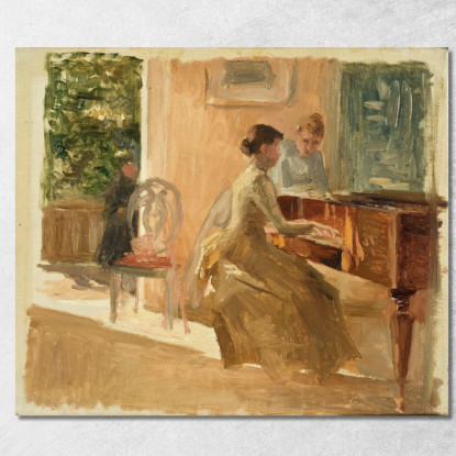 Nel Salotto Di Haiko Albert Edelfelt aed41 quadro stampato su tela