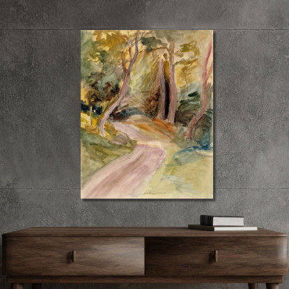 Interno Della Foresta Albert Edelfelt aed62 quadro stampato su tela