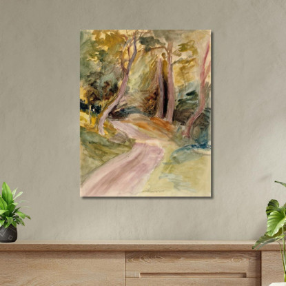 Interno Della Foresta Albert Edelfelt aed62 quadro stampato su tela